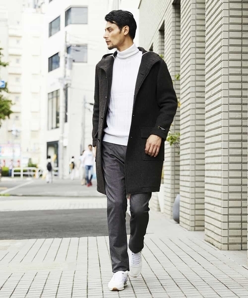 MICHEL KLEIN HOMME   （ミッシェルクランオム）の「コート（AIRウール）（その他アウター・メンズ・ブラウン/ネイビー/グレー・46/48/51）」の19枚目の写真