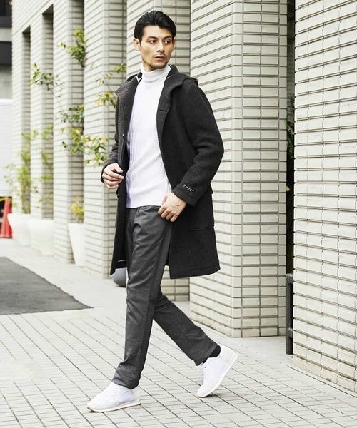 MICHEL KLEIN HOMME   （ミッシェルクランオム）の「コート（AIRウール）（その他アウター・メンズ・ブラウン/ネイビー/グレー・46/48/51）」の20枚目の写真