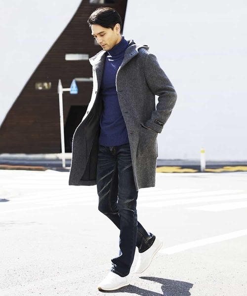 MICHEL KLEIN HOMME   （ミッシェルクランオム）の「コート（AIRウール）（その他アウター・メンズ・ブラウン/ネイビー/グレー・46/48/51）」の21枚目の写真