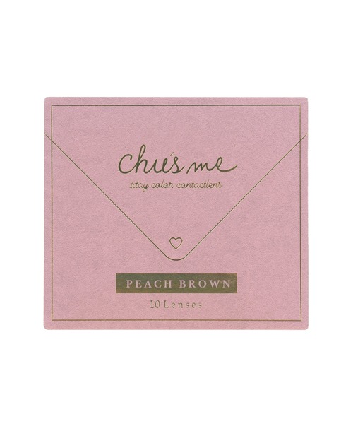 Chu's me（チューズミー）の「Chu's me 1day ピーチブラウン（10枚入り）（コンタクトレンズ・カラコン・レディース・ブラウン・±0.00/-1.00/-3.50/-4.00/-4.25/-4.50/-4.75/-5.00/-0.75/-1.25/-1.50/-3.25/-2.00/-2.50/-3.00/-3.75/-5.50/-1.75/-2.25/-2.75/-6.00/-10.00/-9.00/-8.50/-9.50/-6.50/-7.00/-7.50/-8.00）」の3枚目の写真