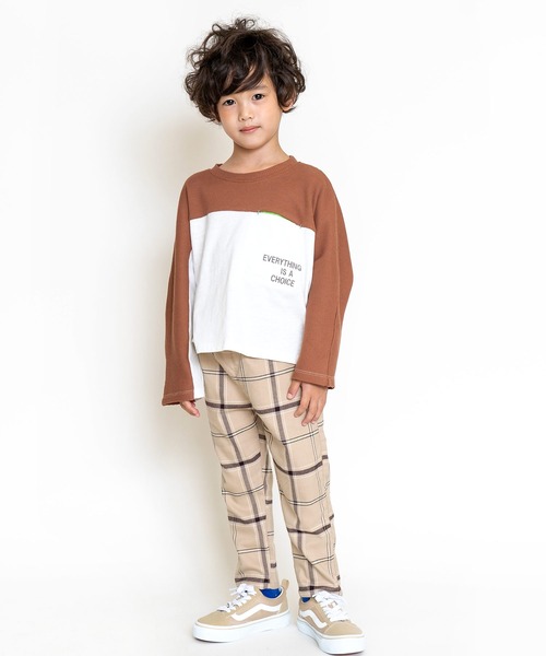 DILASH（ディラッシュ）の「チェック柄コックパンツ（その他パンツ・キッズ・ベージュ/ネイビー・100/110/140/120/90/130/80）」の8枚目の写真