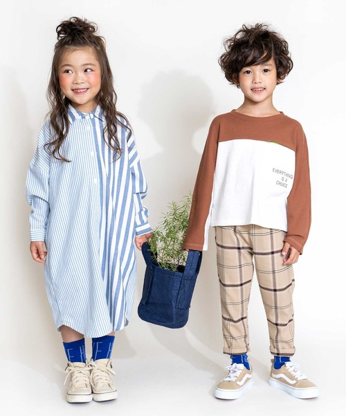 DILASH（ディラッシュ）の「チェック柄コックパンツ（その他パンツ・キッズ・ベージュ/ネイビー・100/110/140/120/90/130/80）」の12枚目の写真