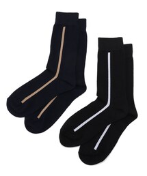 THE SHOP TK  | 【抗菌防臭】ポリジン加工センターラインクルーソックス(ソックス/靴下)