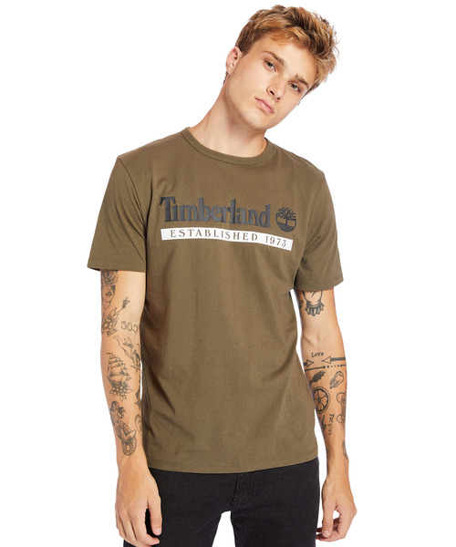 [ティンバーランド]男性 Established 1973年半袖 Timberland（ティンバーランド）の「メンズ 半袖 エスタ