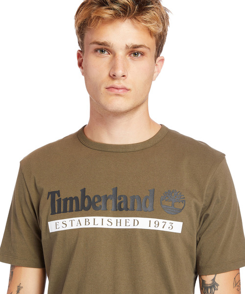 [ティンバーランド]男性 Established 1973年半袖 Timberland（ティンバーランド）の「メンズ 半袖 エスタ
