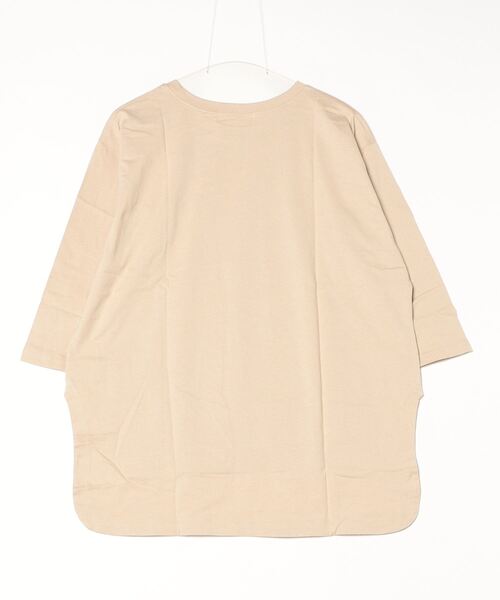 zootie（ズーティー）の「サイドスリット ベーシックプルオーバー（Tシャツ/カットソー・レディース・ホワイト/ベージュ/ブラック・フリー）」の4枚目の写真
