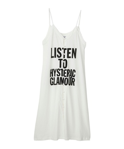 HYSTERIC GLAMOUR（ヒステリックグラマー）の「LISTEN TO HG ワンピース（ワンピース・レディース・ホワイト/ブラック/ブルー・FREE）」の2枚目の写真