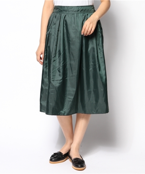 Chico（チコ）の「ストライプミモレSKT（スカート・レディース・ネイビー/グレー・FREE）」の7枚目の写真