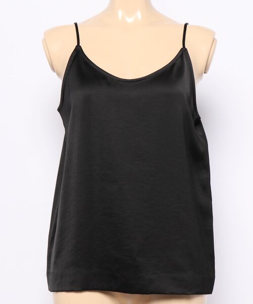 N.O.R.C(ノーク)の「サテンキャミソール(キャミソール・レディース・ブラック/ライトグリーン/ブルーグレー/スモークピンク/グレイッシュベージュ・S/M)」の2枚目の写真