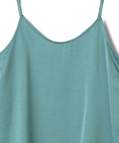 N.O.R.C(ノーク)の「サテンキャミソール(キャミソール・レディース・ブラック/ライトグリーン/ブルーグレー/スモークピンク/グレイッシュベージュ・S/M)」の7枚目の写真