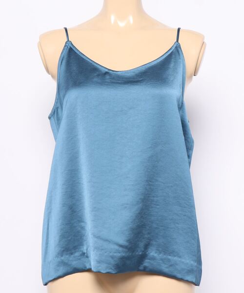 N.O.R.C(ノーク)の「サテンキャミソール(キャミソール・レディース・ブラック/ライトグリーン/ブルーグレー/スモークピンク/グレイッシュベージュ・S/M)」の8枚目の写真