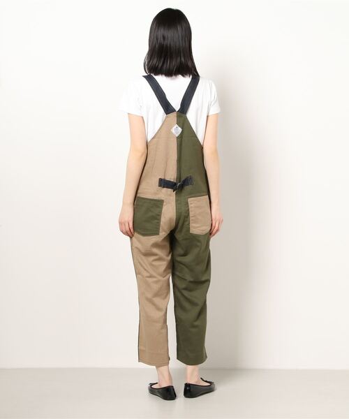 KRIFF MAYER Lady's Collection（クリフメイヤーレディースコレクション）の「ナチュラルオーバーオール（サロペット/オーバーオール・レディース・ネイビー/オフホワイト/カーキ/カラフル/ベージュ・LARGE/MEDIUM）」の8枚目の写真