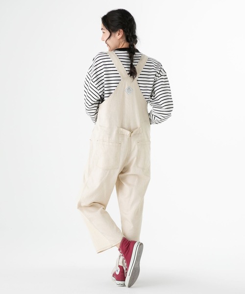 KRIFF MAYER Lady's Collection（クリフメイヤーレディースコレクション）の「ナチュラルオーバーオール（サロペット/オーバーオール・レディース・ネイビー/オフホワイト/カーキ/カラフル/ベージュ・LARGE/MEDIUM）」の13枚目の写真