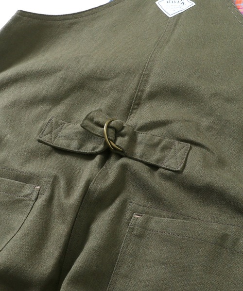 KRIFF MAYER Lady's Collection（クリフメイヤーレディースコレクション）の「ナチュラルオーバーオール（サロペット/オーバーオール・レディース・ネイビー/オフホワイト/カーキ/カラフル/ベージュ・LARGE/MEDIUM）」の19枚目の写真