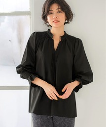 STYLE DELI（スタイルデリ）の「コットンシャーリングポイントブラウス（シャツ/ブラウス・レディース）」