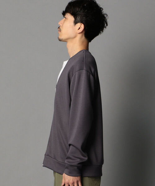 GLOSTER（グロスター）の「ダンボール zipカーディガン（カーディガン/ボレロ・メンズ・チャコールグレー/ライトグレー/ベージュ・L/S/M）」の11枚目の写真