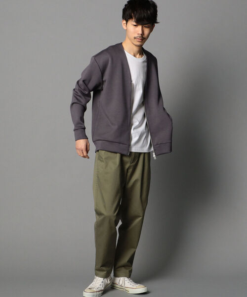 GLOSTER（グロスター）の「ダンボール zipカーディガン（カーディガン/ボレロ・メンズ・チャコールグレー/ライトグレー/ベージュ・L/S/M）」の19枚目の写真