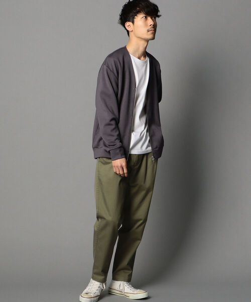 GLOSTER（グロスター）の「ダンボール zipカーディガン（カーディガン/ボレロ・メンズ・チャコールグレー/ライトグレー/ベージュ・L/S/M）」の14枚目の写真