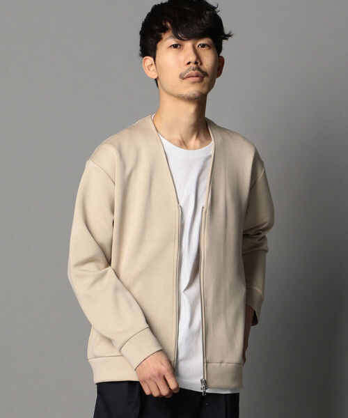 GLOSTER（グロスター）の「ダンボール zipカーディガン（カーディガン/ボレロ・メンズ・チャコールグレー/ライトグレー/ベージュ・L/S/M）」の20枚目の写真