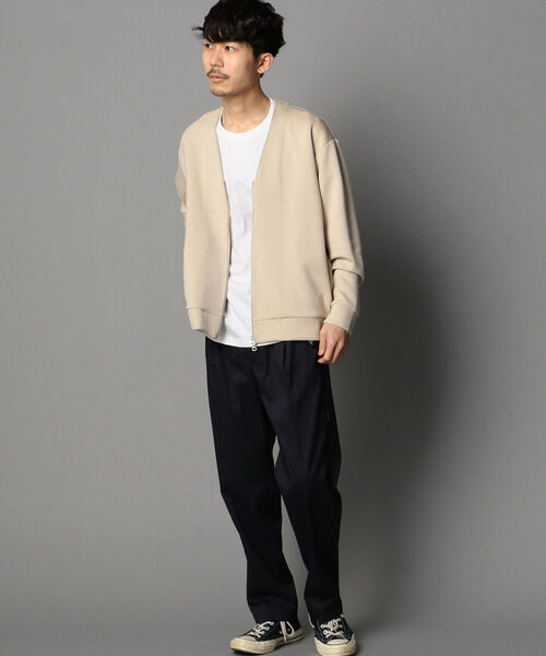 GLOSTER（グロスター）の「ダンボール zipカーディガン（カーディガン/ボレロ・メンズ・チャコールグレー/ライトグレー/ベージュ・L/S/M）」の15枚目の写真