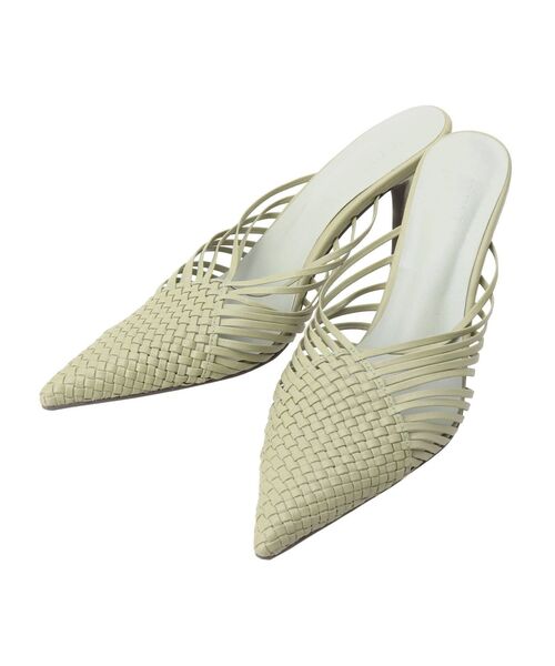 GYDA(ジェイダ)の「メッシュデザインポインテッドミュール(パンプス・レディース・アイボリー/ミント・SMALL/MEDIUM/LARGE)」の4枚目の写真