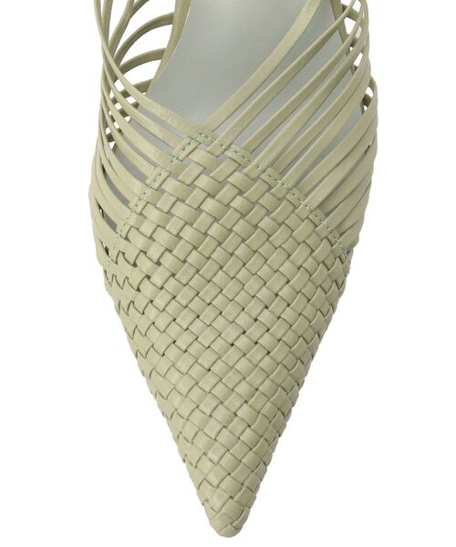 GYDA(ジェイダ)の「メッシュデザインポインテッドミュール(パンプス・レディース・アイボリー/ミント・SMALL/MEDIUM/LARGE)」の9枚目の写真