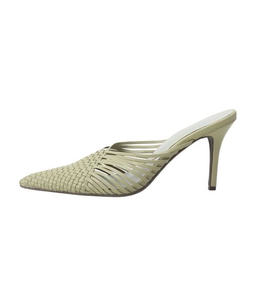 GYDA(ジェイダ)の「メッシュデザインポインテッドミュール(パンプス・レディース・アイボリー/ミント・SMALL/MEDIUM/LARGE)」の10枚目の写真