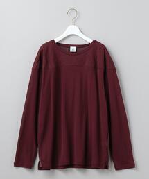 roku 6 ロクQUILTED FOOT BALL シアーTシャツ カットソー 6（ロク）の「＜6(ROKU)＞COTTON NYLON × QUILTED FOOT BALL T
