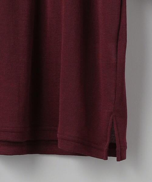 6（ロク）の「＜6(ROKU)＞COTTON NYLON × QUILTED FOOT BALL T