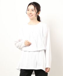 AMERICAN HOLIC | フロントギャザーカットプルオーバー(Tシャツ/カットソー)