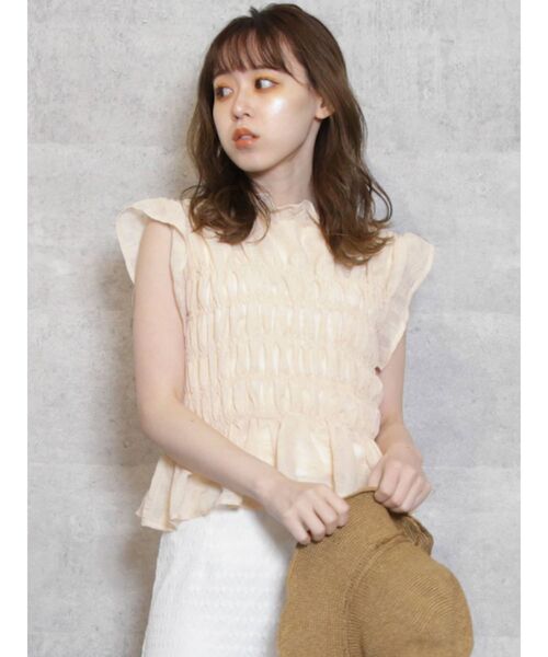 dazzlin（ダズリン）の「ダブルシャーリグアソートブラウス（シャツ/ブラウス・レディース・オフホワイト/オレンジ/イエロー/ブルー/その他/その他1/その他2・FREE）」の17枚目の写真