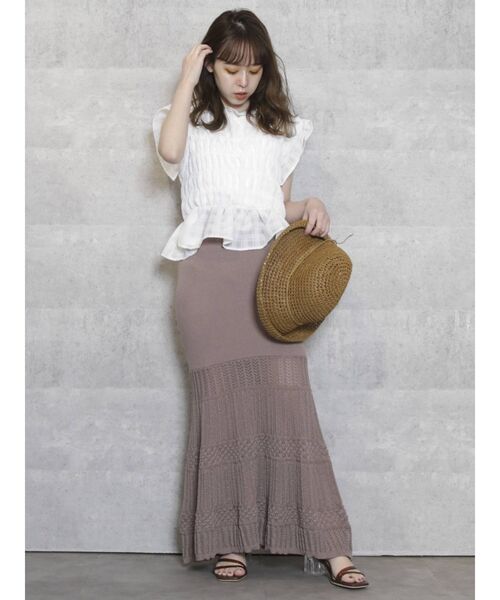 dazzlin（ダズリン）の「ダブルシャーリグアソートブラウス（シャツ/ブラウス・レディース・オフホワイト/オレンジ/イエロー/ブルー/その他/その他1/その他2・FREE）」の21枚目の写真