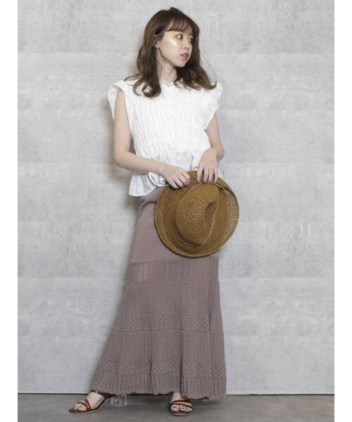 dazzlin（ダズリン）の「ダブルシャーリグアソートブラウス（シャツ/ブラウス・レディース・オフホワイト/オレンジ/イエロー/ブルー/その他/その他1/その他2・FREE）」の11枚目の写真