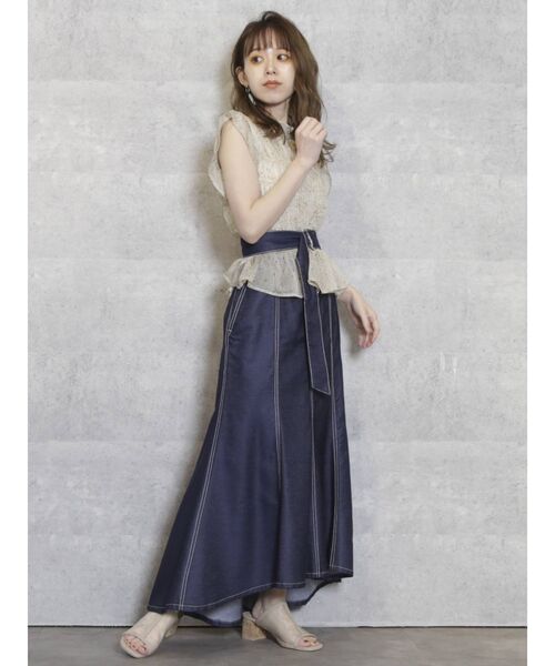 dazzlin（ダズリン）の「ダブルシャーリグアソートブラウス（シャツ/ブラウス・レディース・オフホワイト/オレンジ/イエロー/ブルー/その他/その他1/その他2・FREE）」の16枚目の写真