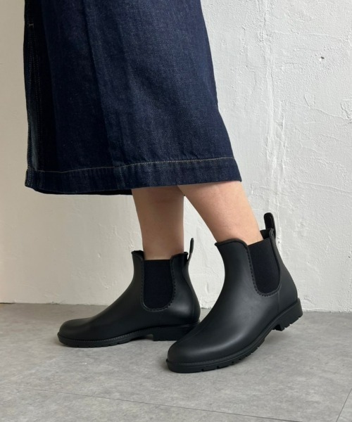 LBC(エルビーシー)の「サイドゴアレインブーツ(レインシューズ・レディース・ブラック/ブラウン・M/L)」の7枚目の写真