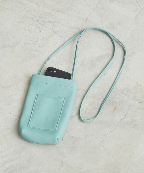 note et silence （ノートエシロンス）の「.バレンシア　BAG　XS（ショルダーバッグ・レディース・ブラック/ライトブルー/ライトグレー・FREE）」の3枚目の写真