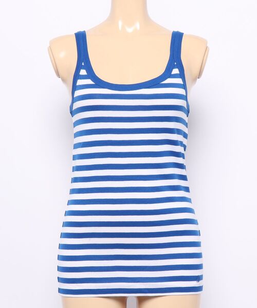 BENETTON (UNITED COLORS OF BENETTON)（ベネトンユナイテッドカラーズオブベネトン）の「ボーダーキャミソール（キャミソール・レディース・レッド/ブルー/ブラック/イエロー・X-SMALL/MEDIUM/SMALL/LARGE）」の19枚目の写真