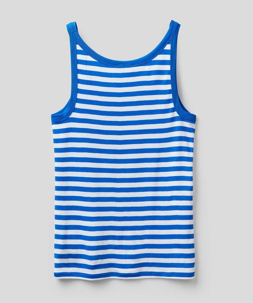 BENETTON (UNITED COLORS OF BENETTON)（ベネトンユナイテッドカラーズオブベネトン）の「ボーダーキャミソール（キャミソール・レディース・レッド/ブルー/ブラック/イエロー・X-SMALL/MEDIUM/SMALL/LARGE）」の12枚目の写真