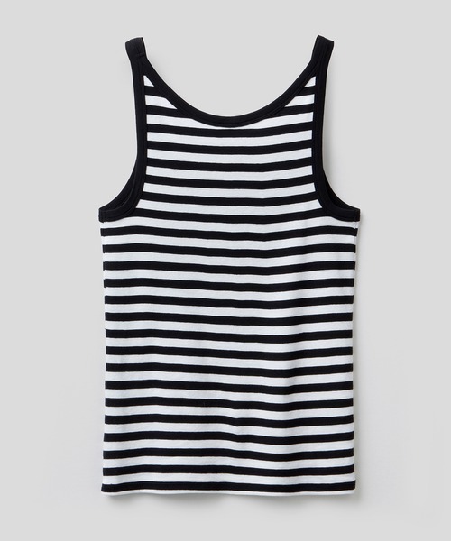 BENETTON (UNITED COLORS OF BENETTON)（ベネトンユナイテッドカラーズオブベネトン）の「ボーダーキャミソール（キャミソール・レディース・レッド/ブルー/ブラック/イエロー・X-SMALL/MEDIUM/SMALL/LARGE）」の18枚目の写真