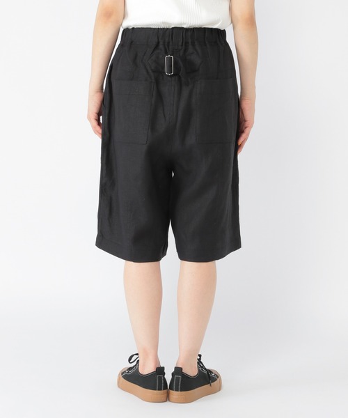 studio CLIP（スタディオクリップ）の「[ユニセックス/WEB限定]リネンイージーハーフパンツ（その他パンツ・レディース・カーキ/ブラック/アイボリー・FREE）」の10枚目の写真