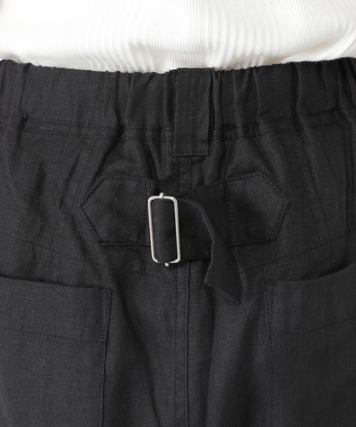 studio CLIP（スタディオクリップ）の「[ユニセックス/WEB限定]リネンイージーハーフパンツ（その他パンツ・レディース・カーキ/ブラック/アイボリー・FREE）」の17枚目の写真