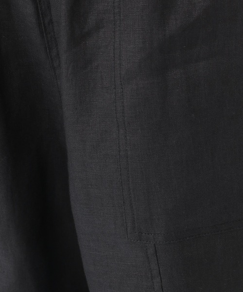 studio CLIP（スタディオクリップ）の「[ユニセックス/WEB限定]リネンイージーハーフパンツ（その他パンツ・レディース・カーキ/ブラック/アイボリー・FREE）」の9枚目の写真
