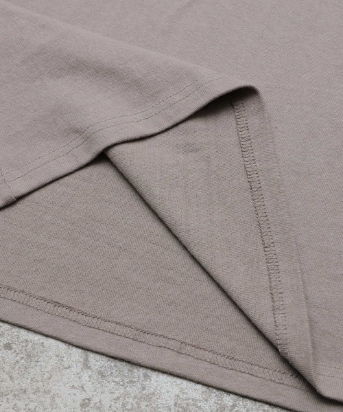 reca（レカ）の「立体ロゴ刺繍Ｔシャツ（Tシャツ/カットソー・レディース・オフホワイト/グレイッシュベージュ/チャコール/カーキ/グレー/ベージュ/ブラック/ベージュ系その他・FREE）」の16枚目の写真