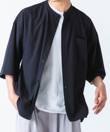 WEGO | WEGO/バンドカラー半袖ビッグシャツ(シャツ/ブラウス)