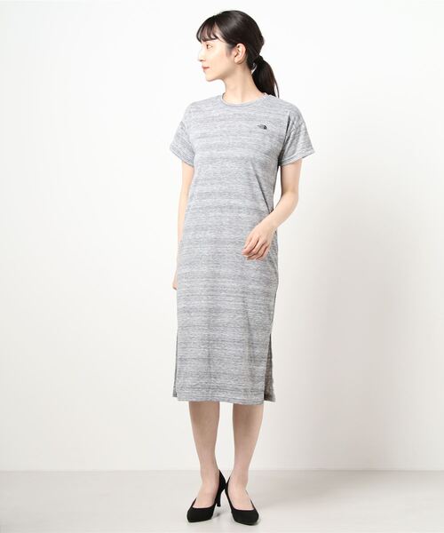 THE NORTH FACE（ザノースフェイス）の「THE NORTH FACE ザノースフェイス S/S Onepiece Crew NTW32145（ワンピース・レディース・ブラック/グレー・SMALL/MEDIUM/LARGE）」の6枚目の写真