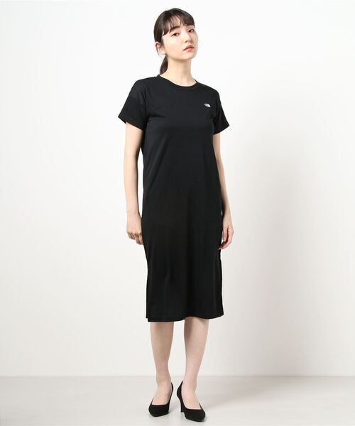 THE NORTH FACE（ザノースフェイス）の「THE NORTH FACE ザノースフェイス S/S Onepiece Crew NTW32145（ワンピース・レディース・ブラック/グレー・SMALL/MEDIUM/LARGE）」の5枚目の写真