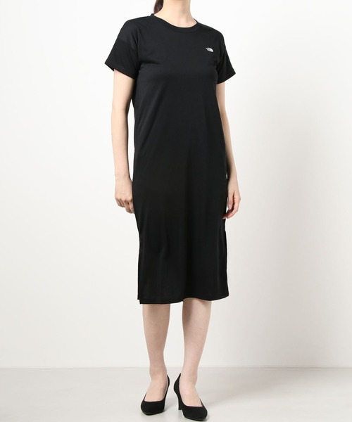 THE NORTH FACE（ザノースフェイス）の「THE NORTH FACE ザノースフェイス S/S Onepiece Crew NTW32145（ワンピース・レディース・ブラック/グレー・SMALL/MEDIUM/LARGE）」の7枚目の写真