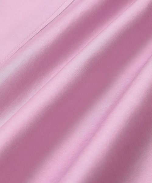 ADAM ET ROPE'(アダムエロペ)の「<洗える>フォルムスリーブシアーシャツ(シャツ/ブラウス・レディース・ブラック/ピンク/イエロー系その他・FREE)」の6枚目の写真