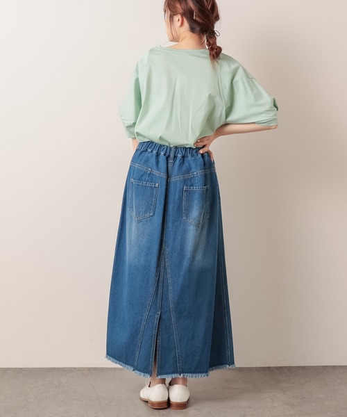 PUAL CE CIN（ピュアルセシン）の「シルケット袖ポリュームプルオーバー（Tシャツ/カットソー・レディース・ブラック/ピンク系その他/ミント/ホワイト・FREE）」の19枚目の写真