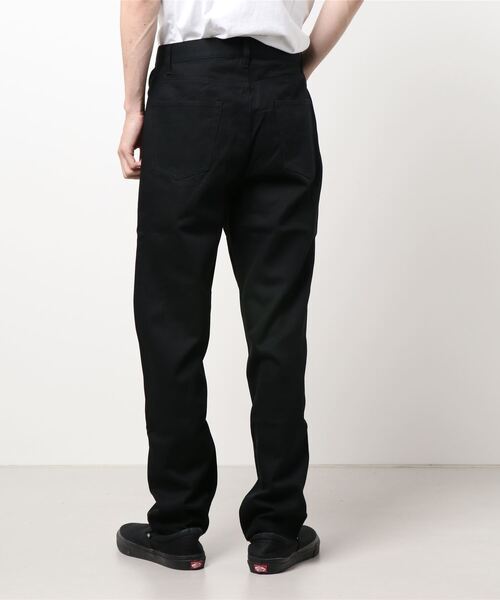coca（coca）（コカ）の「ツイルテーパードパンツ（スラックス・メンズ・ブラック・S/M/L/XL）」の2枚目の写真
